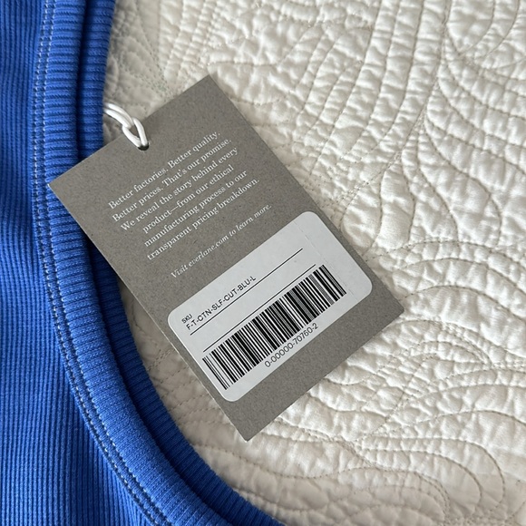 NWT Everlane Organic Cotton Racerback Tank - Picture 3 of 6